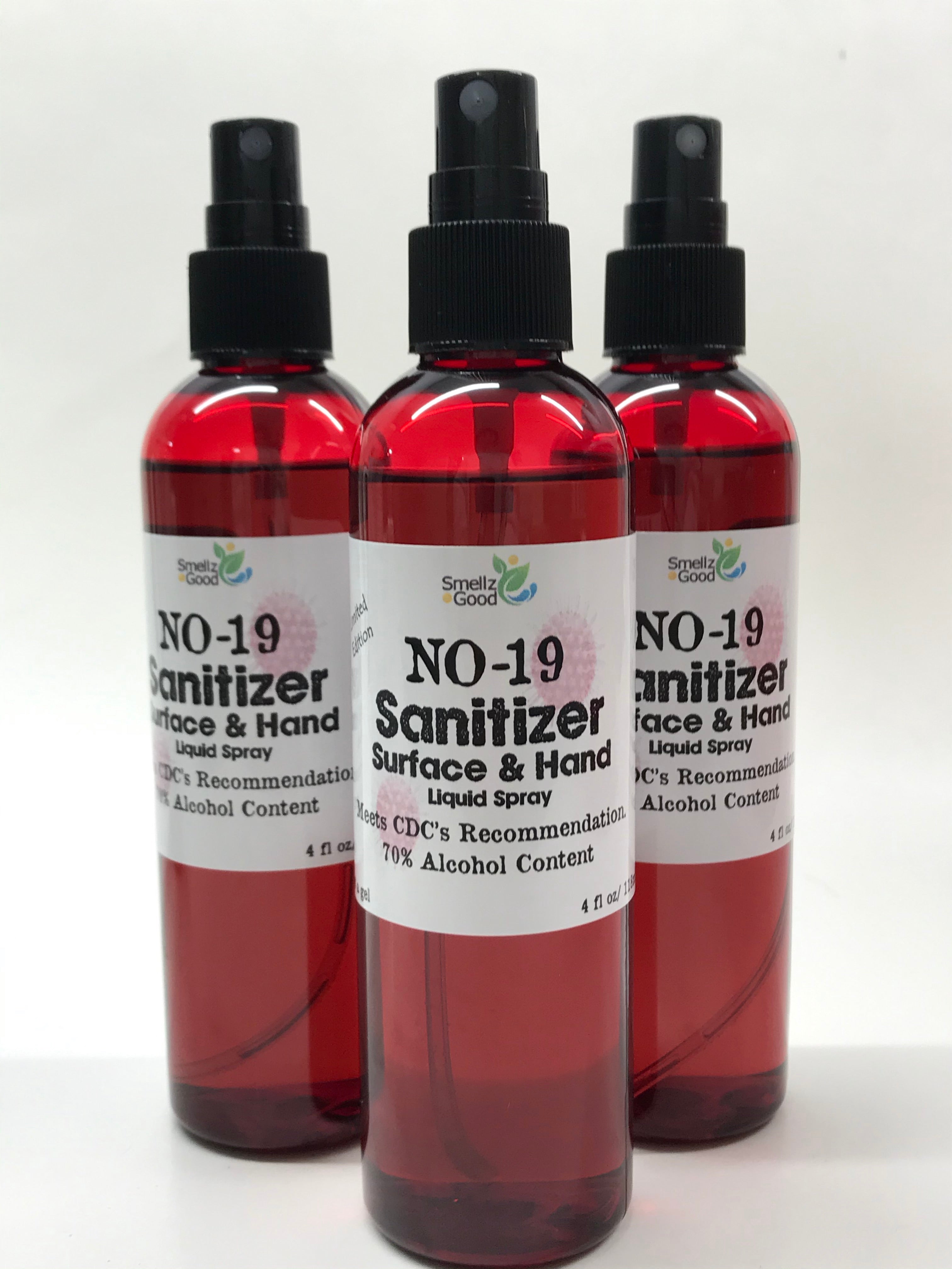 NO-19 Sanitizer for Surface & Hands-Alcohol Based